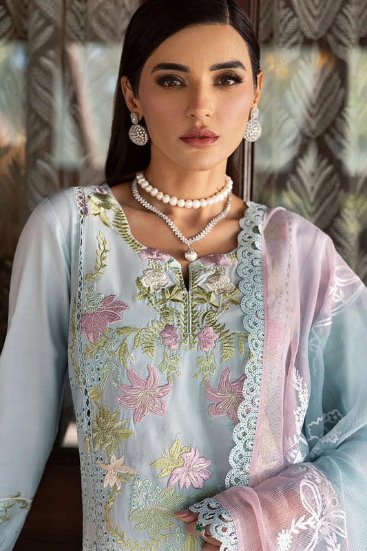 Picture of Saira Shakira - Bloom Luxury Eid Lawn Collection - LOTUS REVERIE 4B - Unstitched - Available at Raja Sahib