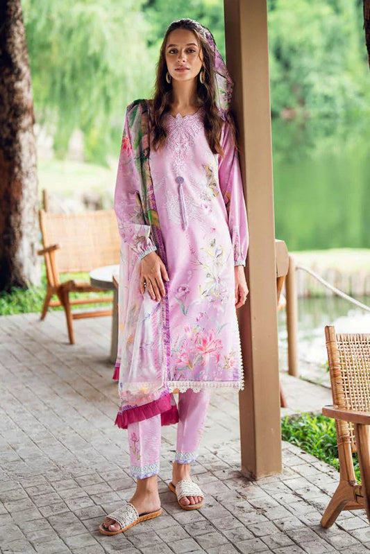 Picture of Roheenaz - Garden Veil Printed Lawn Collection - 3B Rosey Daze - Unstitched - Available at Raja Sahib