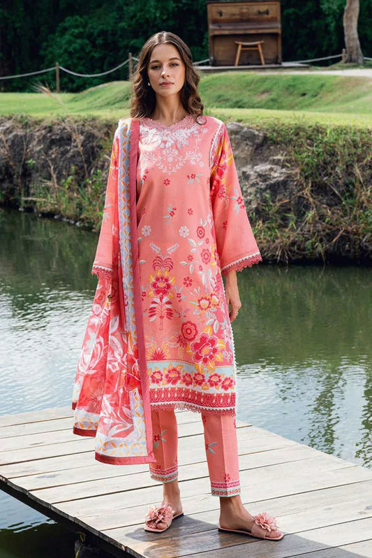 Picture of Roheenaz - Garden Veil Printed Lawn Collection - 6B Berry Glint - Unstitched - Available at Raja Sahib