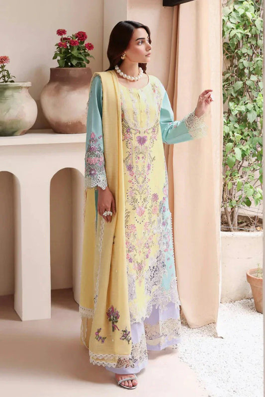 Picture of Manara - Magnolia Garden - MG 11 Macaron - Unstitched - Available at Raja Sahib
