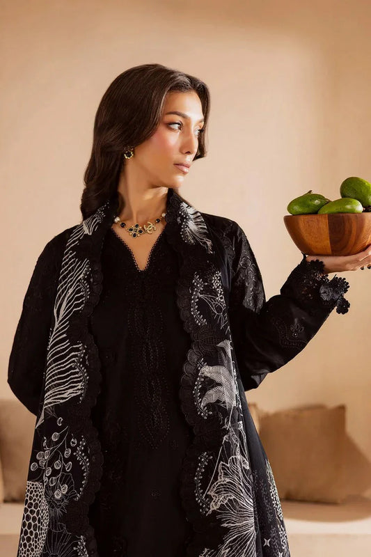 Picture of Nureh - Koyal Monochrome Lawn Collection - NE-166 - Unstitched - Available at Raja Sahib