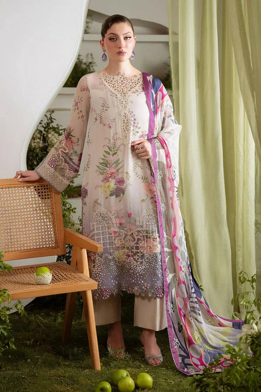 Picture of Nureh - Amaya Embroidered & Printed Chiffon Collection Vol 3 - AM-19 - Unstitched - Available at Raja Sahib