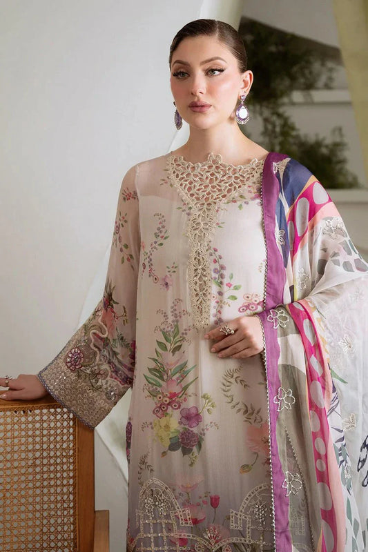 Picture of Nureh - Amaya Embroidered & Printed Chiffon Collection Vol 3 - AM-19 - Unstitched - Available at Raja Sahib