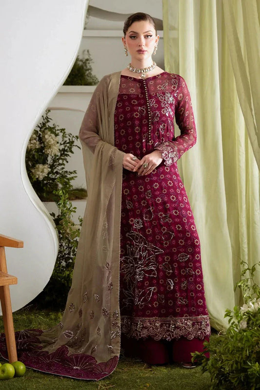 Picture of Nureh - Amaya Embroidered & Printed Chiffon Collection Vol 3 - AM-20 - Unstitched - Available at Raja Sahib