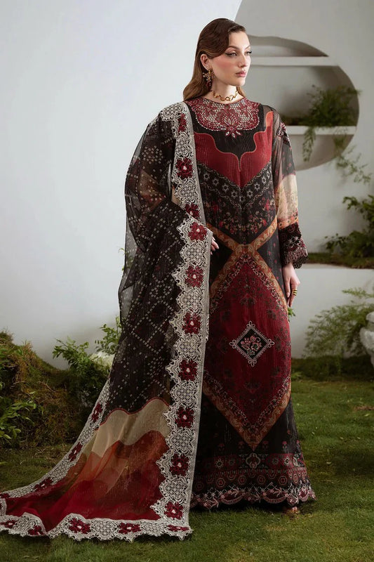 Picture of Nureh - Amaya Embroidered & Printed Chiffon Collection Vol 3 - AM-22 - Unstitched - Available at Raja Sahib
