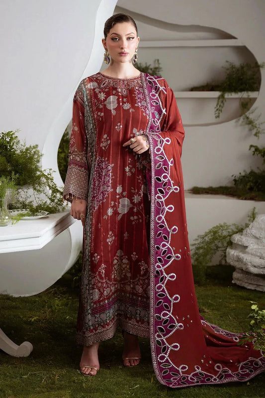 Picture of Nureh - Amaya Embroidered & Printed Chiffon Collection Vol 3 - AM-24 - Unstitched - Available at Raja Sahib
