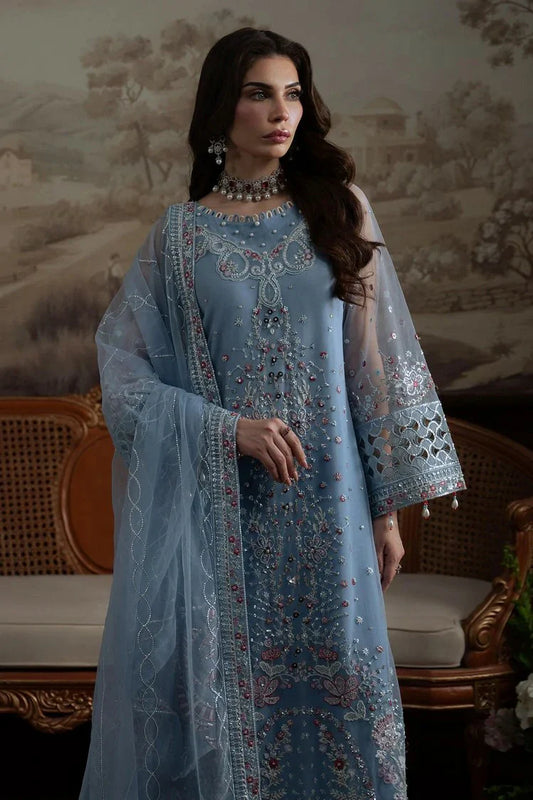 Picture of Nureh - Elanora Embellished And Embroidered Luxury Chiffon Collection Vol 2 - NEL-74 - Unstitched - Available at Raja Sahib