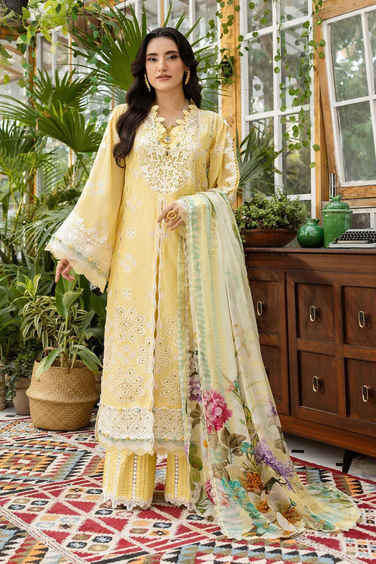Picture of Elaf - E Craft Collection - EEC-2B BUTTER BLOOM - Unstitched - Available at Raja Sahib