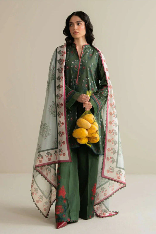 Picture of Zara Shahjahan - Coco Prints Vol 3 - TINSA-3A - Unstitched - Available at Raja Sahib