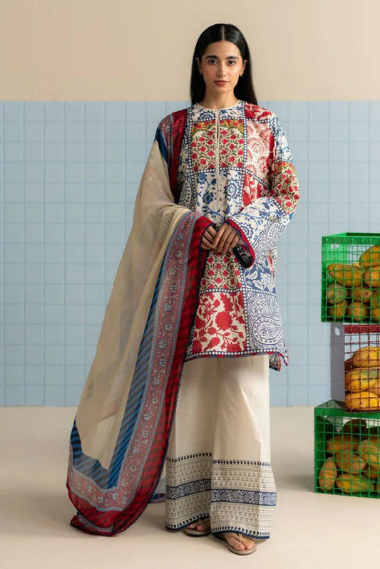 Picture of Zara Shahjahan - Coco Prints Vol 3 - ELRA-8A - Unstitched - Available at Raja Sahib