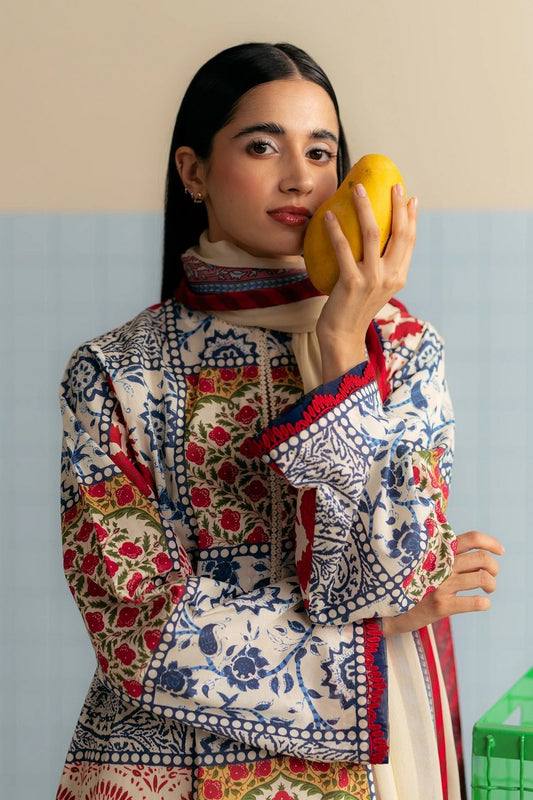 Picture of Zara Shahjahan - Coco Prints Vol 3 - ELRA-8A - Unstitched - Available at Raja Sahib