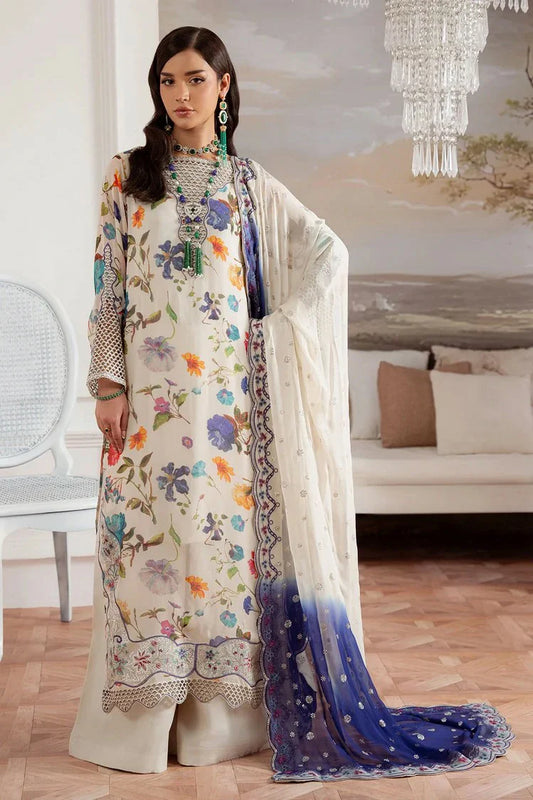 Picture of Nureh - Amaya Embroidered & Printed Chiffon Collection Vol 4 - AM-26 - Unstitched - Available at Raja Sahib