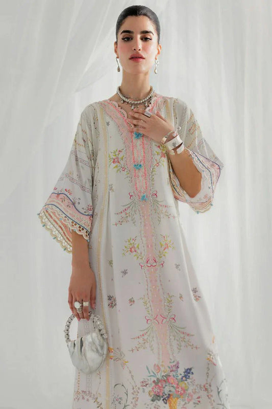 Picture of Qalamkar - Luxe Silk Festive Collection - LK-08 BIANCA - Unstitched - Available at Raja Sahib