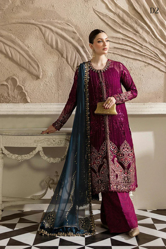 Picture of Maria B - Chiffon Collection - MPC-25-102 - Unstitched - Available at Raja Sahib