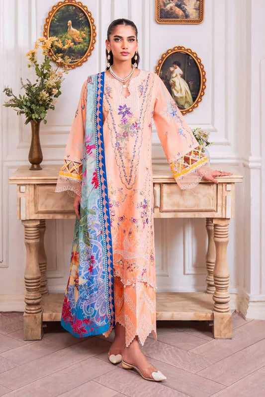 Picture of Roheenaz - Aezel Fall Embroidered Cambric Collection - 2A Amal - Unstitched - Available at Raja Sahib