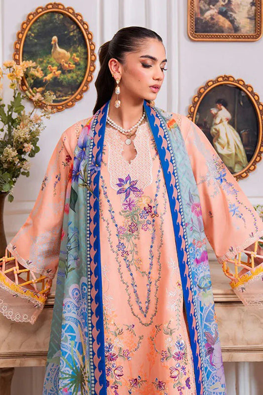 Picture of Roheenaz - Aezel Fall Embroidered Cambric Collection - 2A Amal - Unstitched - Available at Raja Sahib