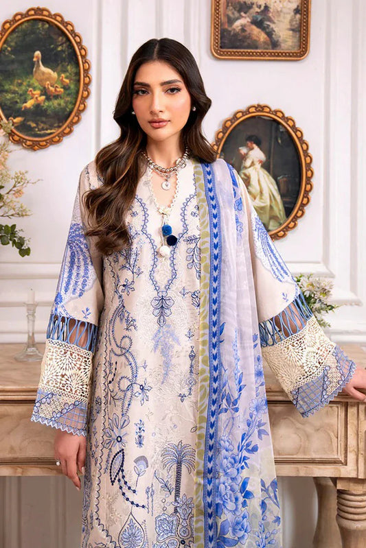 Picture of Roheenaz - Aezel Fall Embroidered Cambric Collection - 3A Eleen - Unstitched - Available at Raja Sahib