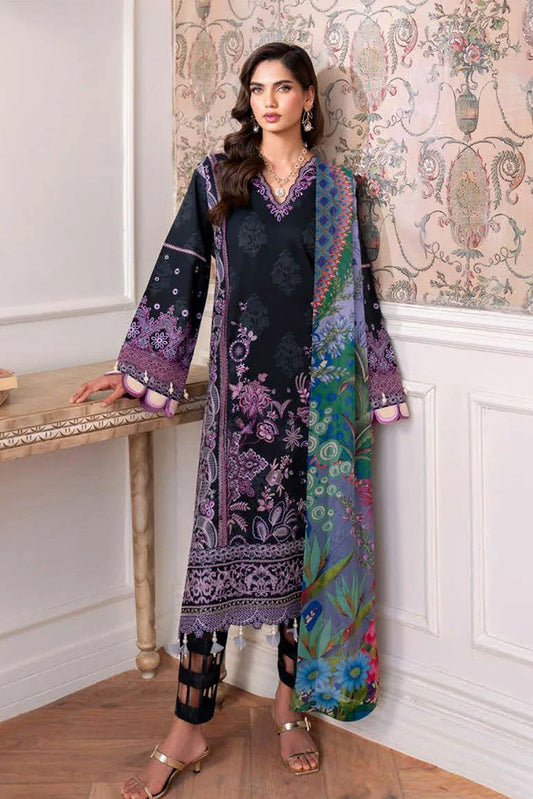 Picture of Roheenaz - Aezel Fall Embroidered Cambric Collection - 5A Emera - Unstitched - Available at Raja Sahib