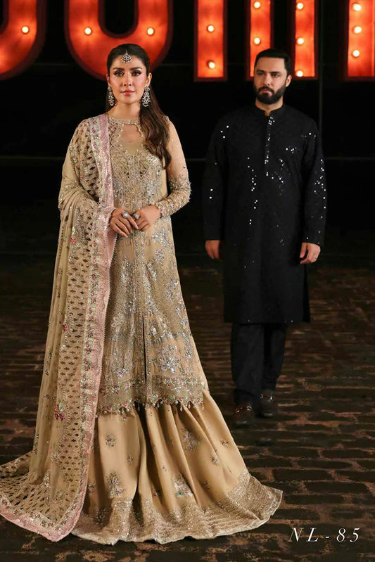 Picture of Nureh - Jhoomro Luxury Formals - NL-85 - Unstitched - Available at Raja Sahib