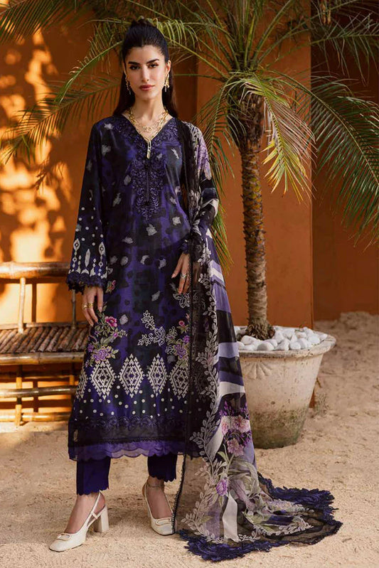 Picture of Nureh - Gardenia Embroidered Viscose Slub Linen Collection Vol 1 - NWG-88 - Unstitched - Available at Raja Sahib