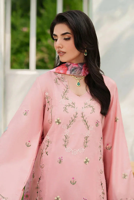 Picture of Asifa & Nabeel - Eden Cambric Collection - Serene Blush ECU25-01 - Unstitched - Available at Raja Sahib