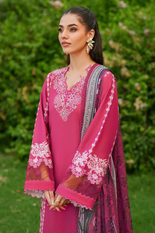 Picture of Asifa & Nabeel - Eden Cambric Collection - Pink Reverie ECU25-06 - Unstitched - Available at Raja Sahib