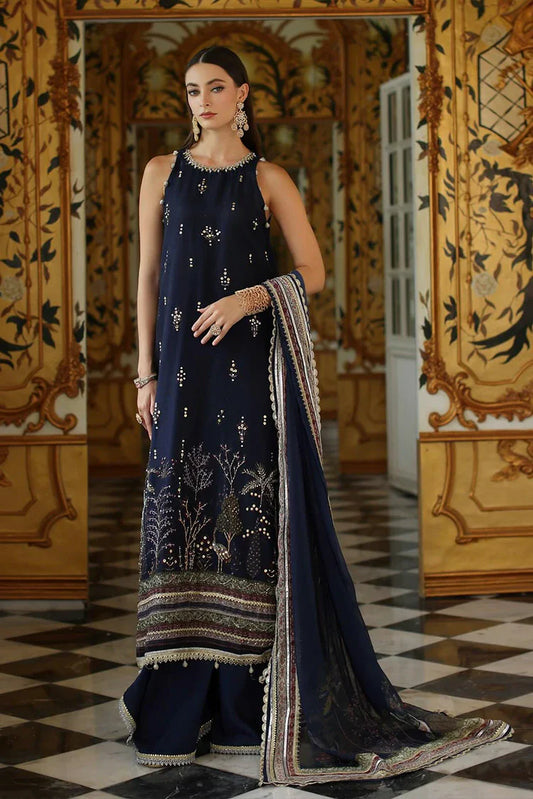 Picture of Noor by Saadia Asad - Noor Festive Handmade Collection - Design 03 - Unstitched - Available at Raja Sahib