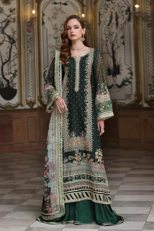 Picture of Noor by Saadia Asad - Noor Festive Handmade Collection - Design 05 - Unstitched - Available at Raja Sahib