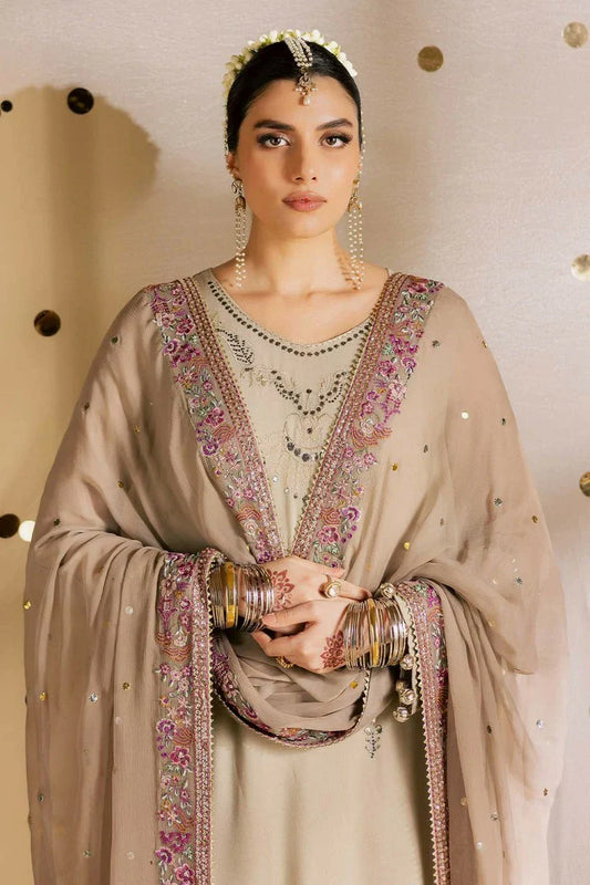 Picture of Nureh - Mukeshkari Embroidered Mukesh Chiffon Collection Vol 2 - MK-17 - Unstitched - Available at Raja Sahib