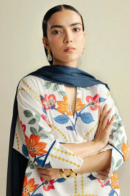 Picture of Zara Shahjahan - Coco Prints Vol 4 - Loom-3A - Unstitched - Available at Raja Sahib