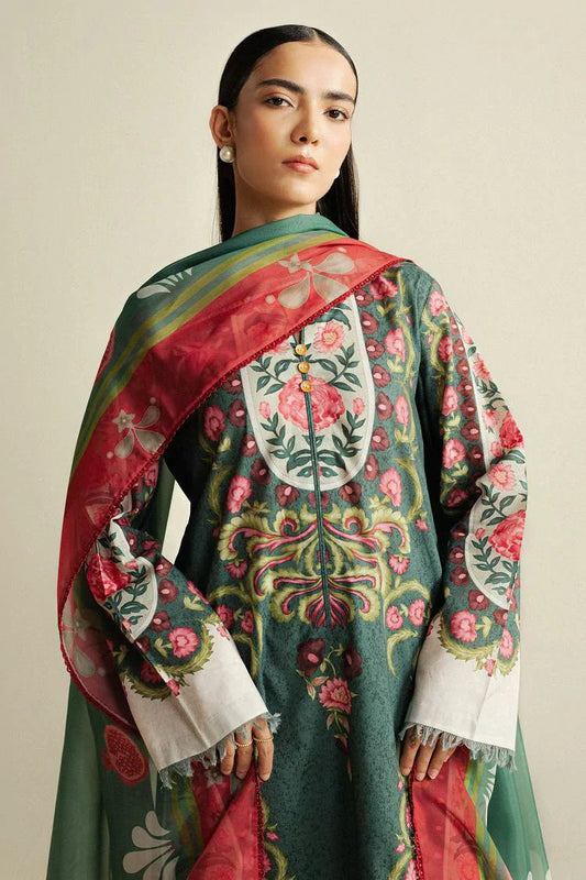 Picture of Zara Shahjahan - Coco Prints Vol 4 - Sol-9A - Unstitched - Available at Raja Sahib