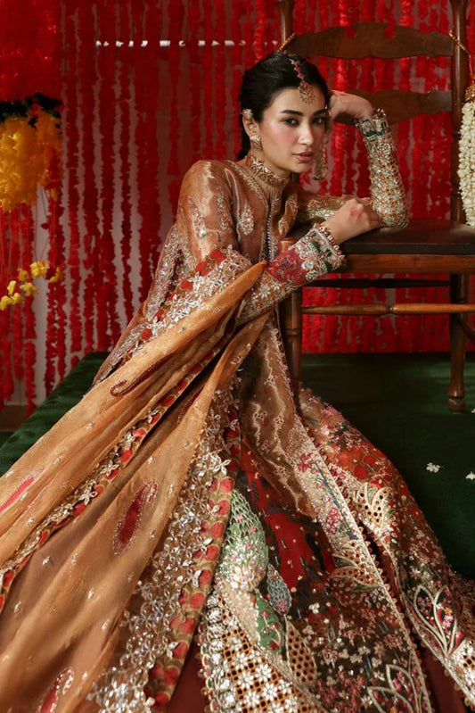 Picture of Afrozeh - Shenai Wedding Formals - 1067-Poshna - Unstitched - Available at Raja Sahib