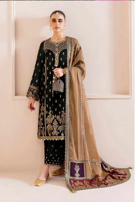 Picture of Jazmin - Chaandani Luxury Velvet Formals - CVF D-01 RAANI - Unstitched - Available at Raja Sahib