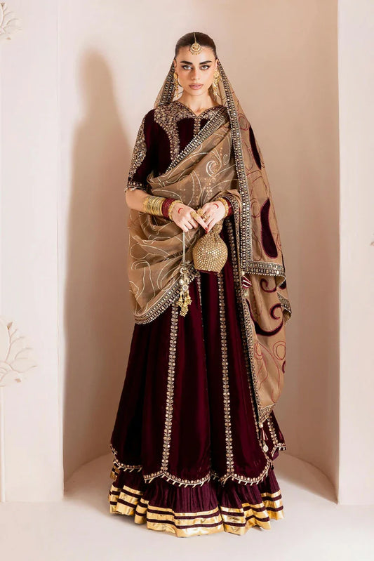 Picture of Jazmin - Chaandani Luxury Velvet Formals - CVF D-12 GULMIRA - Unstitched - Available at Raja Sahib