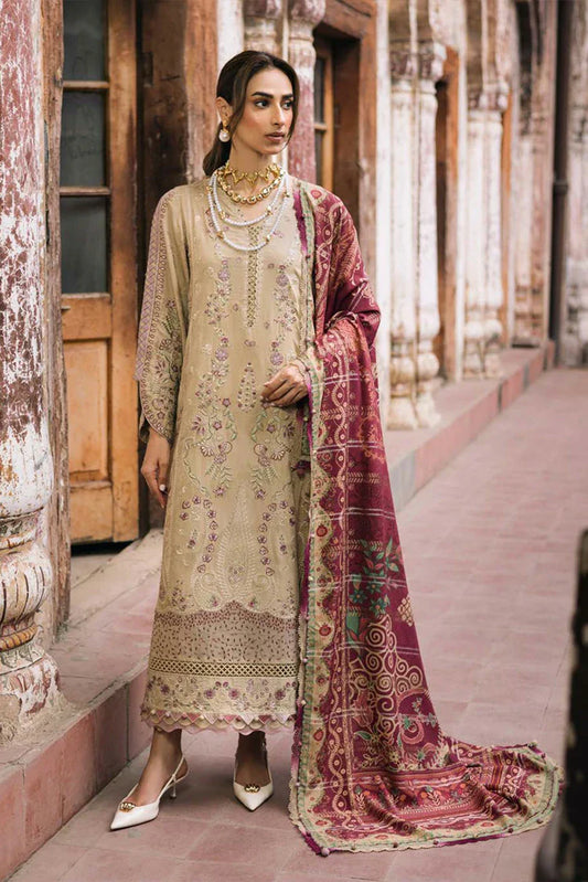 Picture of Nureh - Maya Embroidered Linen Collection Vol 1 - NW-101 - Unstitched - Available at Raja Sahib