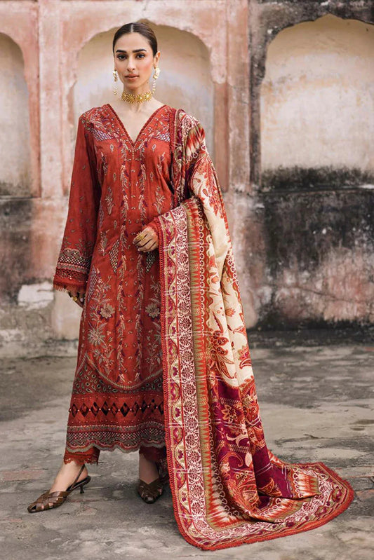 Picture of Nureh - Maya Embroidered Linen Collection Vol 1 - NW-105 - Unstitched - Available at Raja Sahib