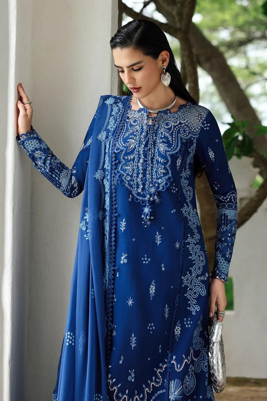 Picture of Qalamkar - Qline Luxury Linen Collection - KL-03 ECLIPSE - Unstitched - Available at Raja Sahib