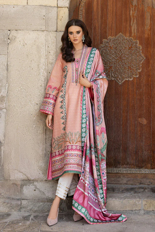 Picture of Mushq - Nirvana Printed Silk Collection - HUNPS 250104 Pulsar Petal - Unstitched - Available at Raja Sahib