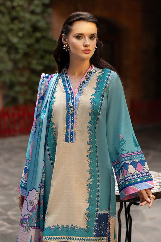 Picture of Mushq - Nirvana Printed Silk Collection - 07 Seraphic Dust - Unstitched - Available at Raja Sahib