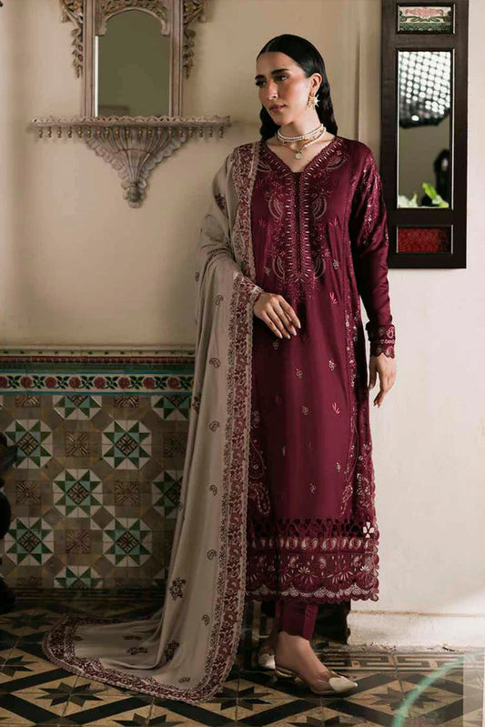 Picture of Nureh - Exclusive Embroidered Twill Linen Marina Collection - NE-176 - Unstitched - Available at Raja Sahib