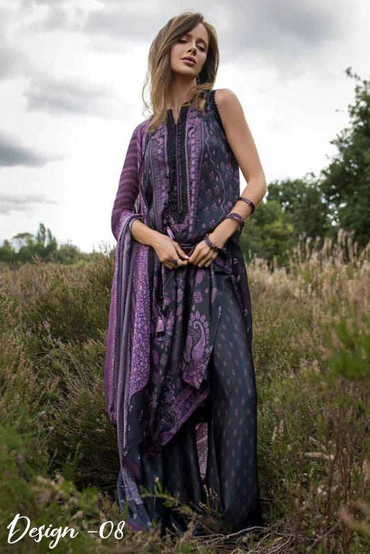 Picture of Sobia Nazir - SN Silk Collection - D-08 - Unstitched - Available at Raja Sahib