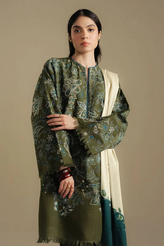 Picture of Zara Shahjahan - Coco Winter Collection - MIST-2A - Unstitched - Available at Raja Sahib