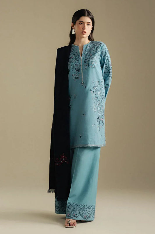 Picture of Zara Shahjahan - Coco Winter Collection - LAUREL-9B - Unstitched - Available at Raja Sahib