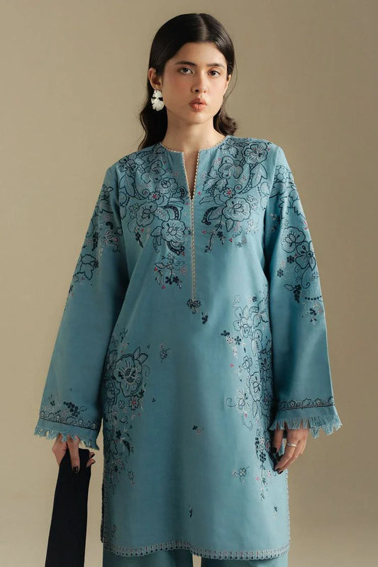 Picture of Zara Shahjahan - Coco Winter Collection - LAUREL-9B - Unstitched - Available at Raja Sahib