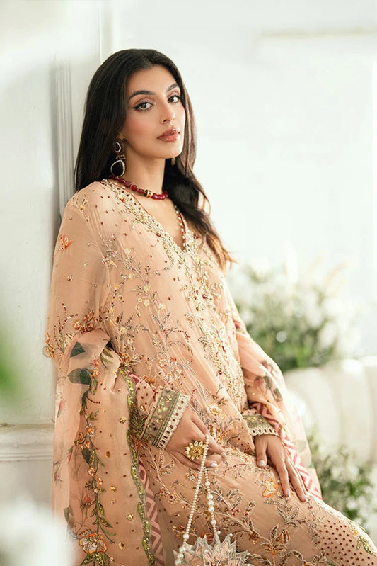 Picture of Mushq - Shaam Shandar Chiffon Collection - Tarannum MUNCH250104U - Unstitched - Available at Raja Sahib