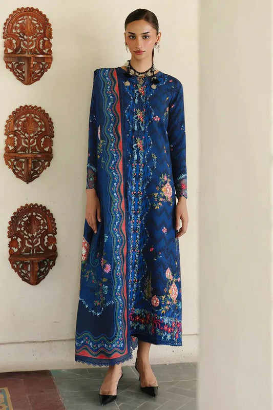 Picture of Qalamkar - Qprints Fall Collection - QW-02 (B) SILAS - Unstitched - Available at Raja Sahib