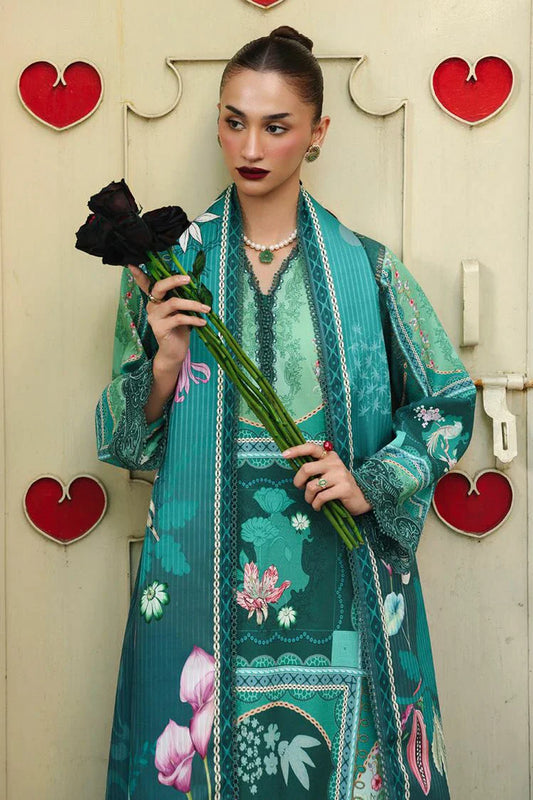 Picture of Qalamkar - Qprints Fall Collection - QW-08 (B) ANIKA - Unstitched - Available at Raja Sahib