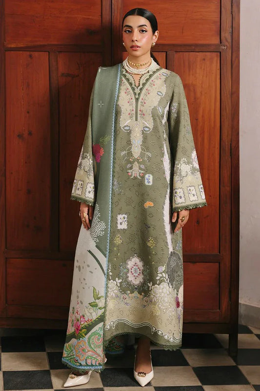 Picture of Qalamkar - Qprints Fall Collection - QW-09 (A) KHANZA - Unstitched - Available at Raja Sahib