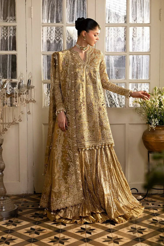 Picture of Afrozeh - Dastaan Goi Festive Collection - 1073-Goldveil - Unstitched - Available at Raja Sahib