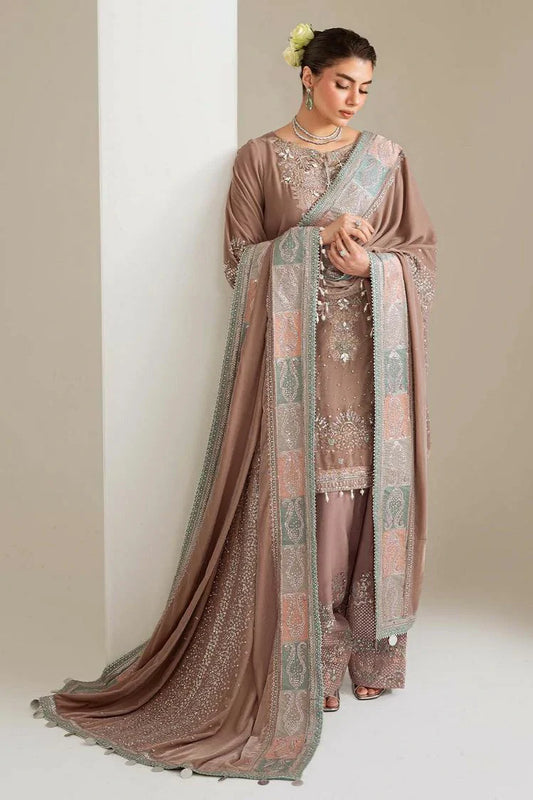 Picture of Nureh - Maya Embroidered Velvet Collection Vol 2 - NW-112 - Unstitched - Available at Raja Sahib